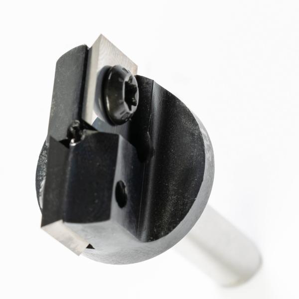 ESATEC Planfraeser mit Wendeschneidplatten Ansicht Detail ohne Logo